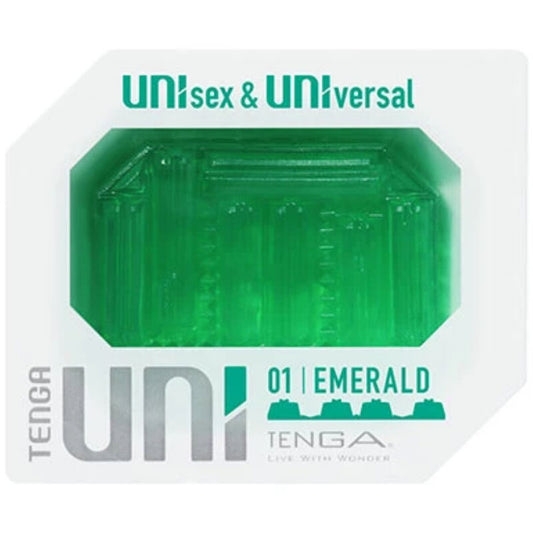 TENGA - UNI EMERALD MASTURBATOR THIMBLE - 1