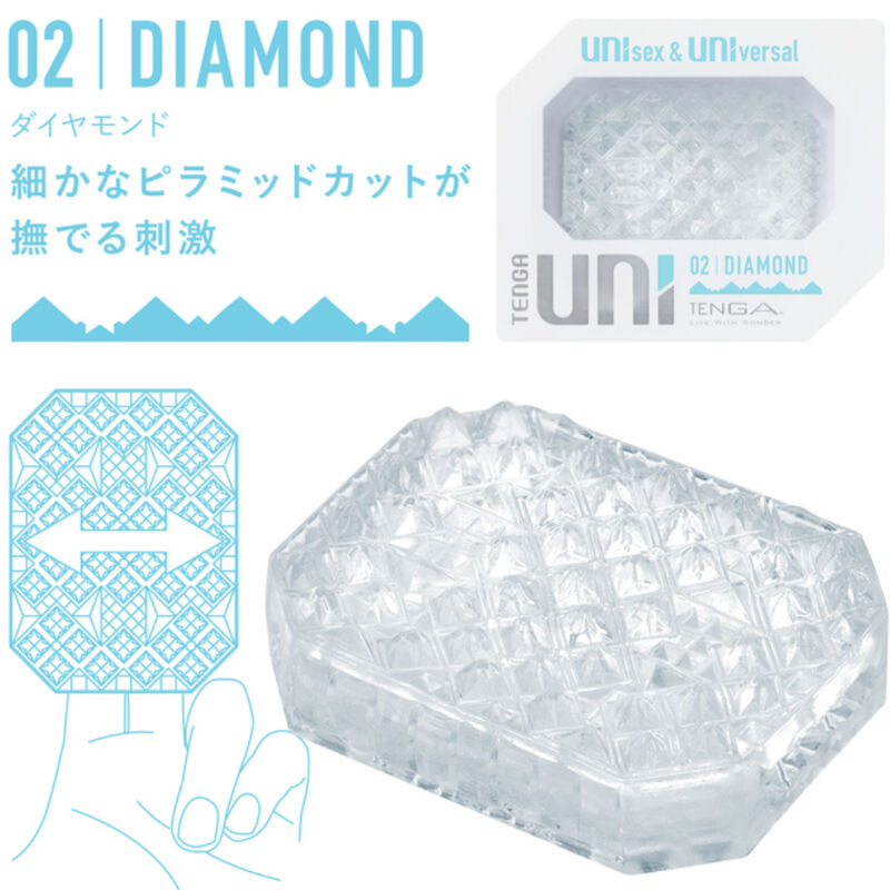 TENGA - UNI DIAMOND MASTURBATOR THIMBLE - 2