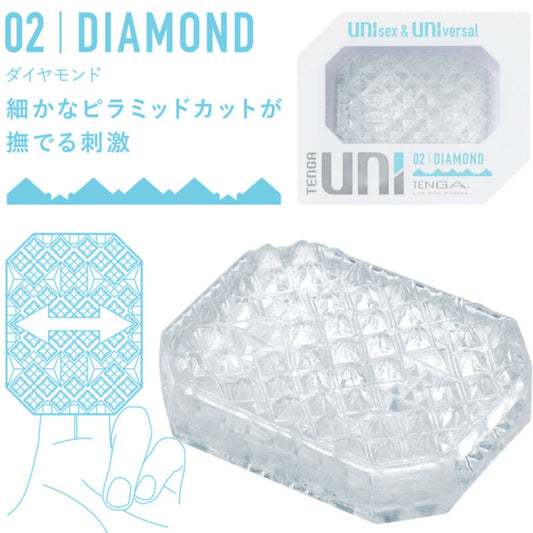 TENGA - MASTURBATEUR UNI VARIETY DÉ À COUPER PACK 4 UNITÉS