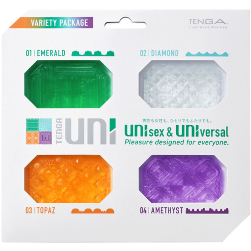 TENGA - UNI VARIETY MASTURBATOR THIMBLE PACK 4 UNITS - 7