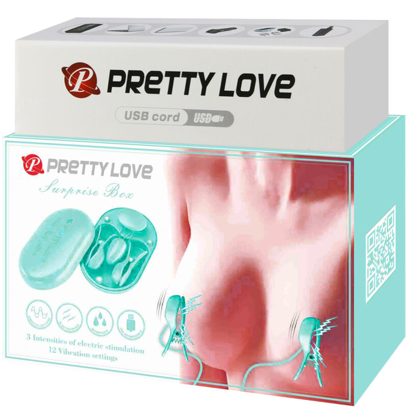 PRETTY LOVE - SURPRISE BOX BLUE ELECTRO STIMULATION TWEEZERS - 2