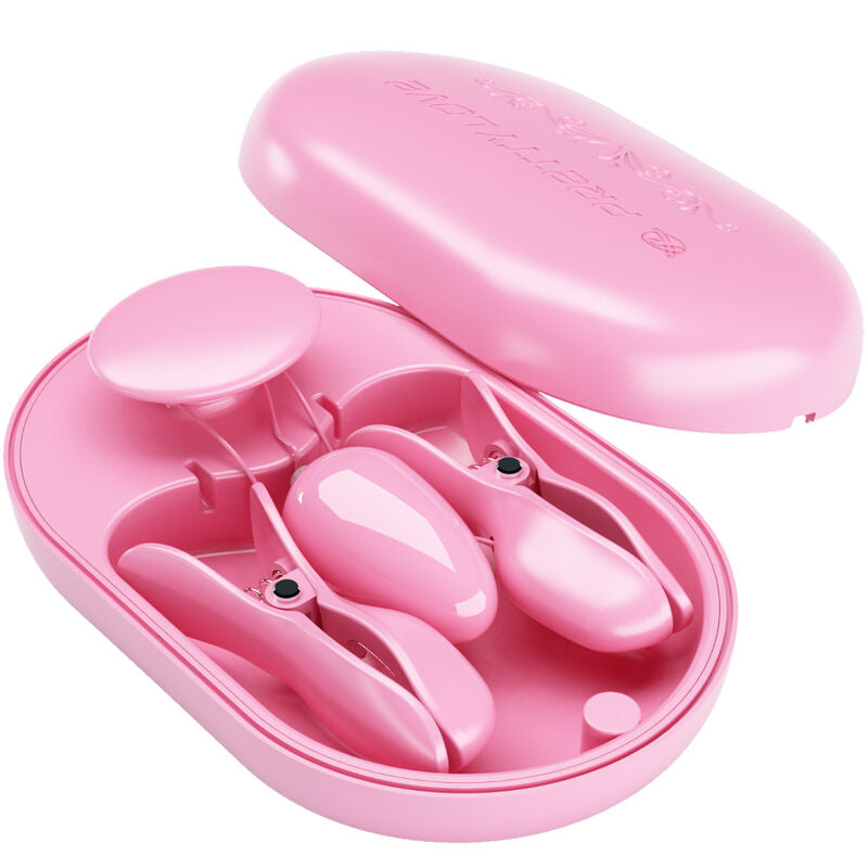 PRETTY LOVE - SURPRISE BOX PINK ELECTRO STIMULATION TWEEZERS - 6