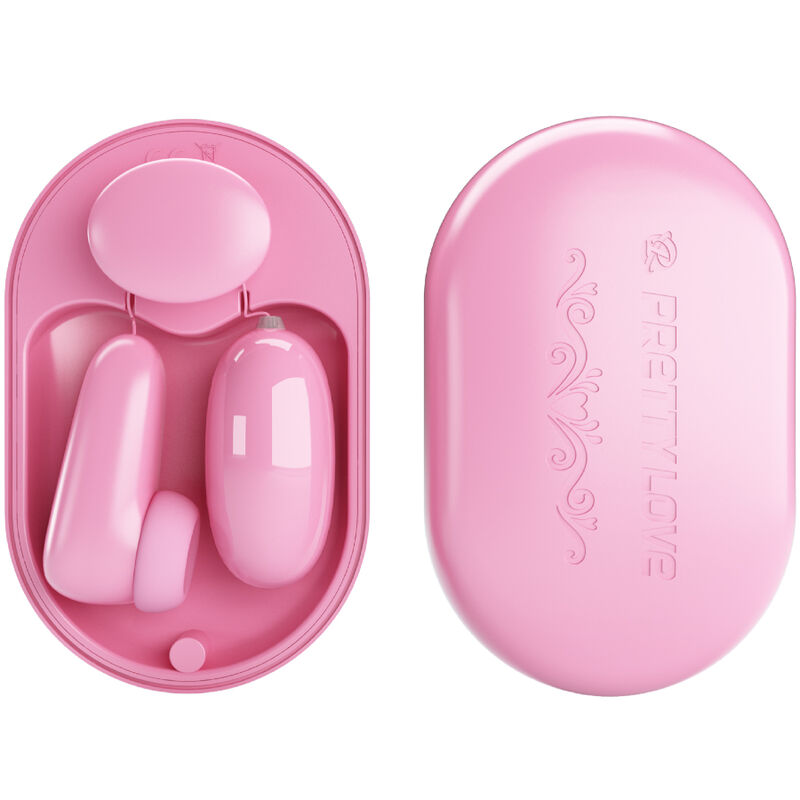 PRETTY LOVE - MAGIC BOX VIBRATING BULLET & PINK STIMULATOR - 6