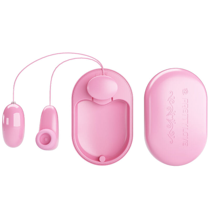 PRETTY LOVE - MAGIC BOX VIBRATING BULLET & PINK STIMULATOR - 8