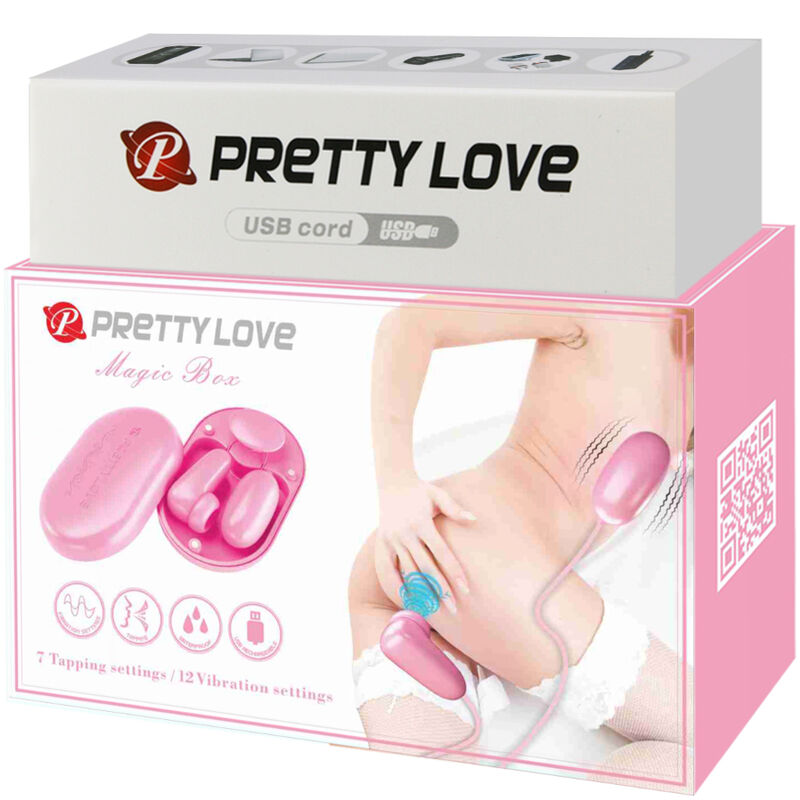 PRETTY LOVE - MAGIC BOX VIBRATING BULLET & PINK STIMULATOR - 5
