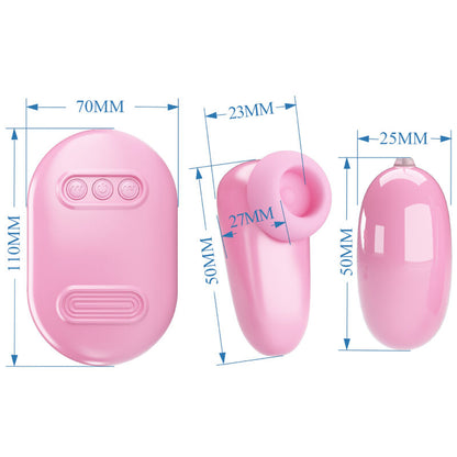 PRETTY LOVE - MAGIC BOX VIBRATING BULLET & PINK STIMULATOR - 3