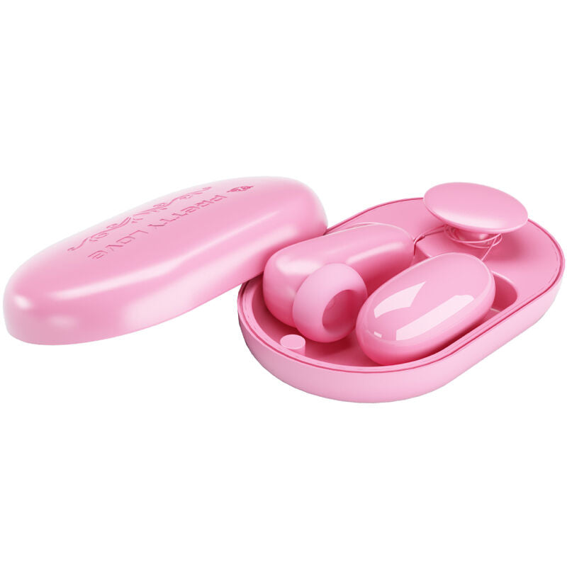 PRETTY LOVE - MAGIC BOX VIBRATING BULLET & PINK STIMULATOR - 2