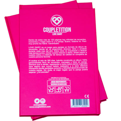 COUPLETITION - LOVE DIARY ALBUM OF MEMORIES & WISHES FOR A COUPLE - 1
