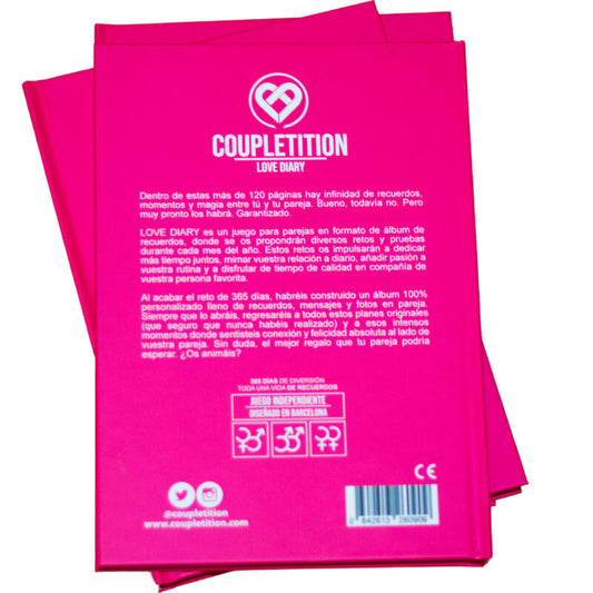 COUPLETITION - LOVE DIARY ALBUM OF MEMORIES & WISHES FOR A COUPLE - 1
