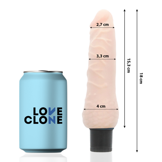 LOVECLONE - SVEN SELF LUBRICATION VIBRATOR 18.5 CM -O- 3.3 CM - 1