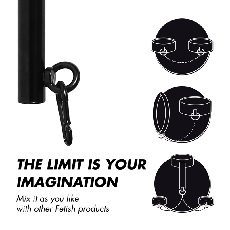 FETISH SUBMISSIVE BONDAGE - ADJUSTABLE SEPARATOR BAR 4 PIECES - 6