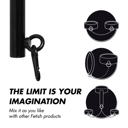 FETISH SUBMISSIVE BONDAGE - ADJUSTABLE SEPARATOR BAR 4 PIECES - 6