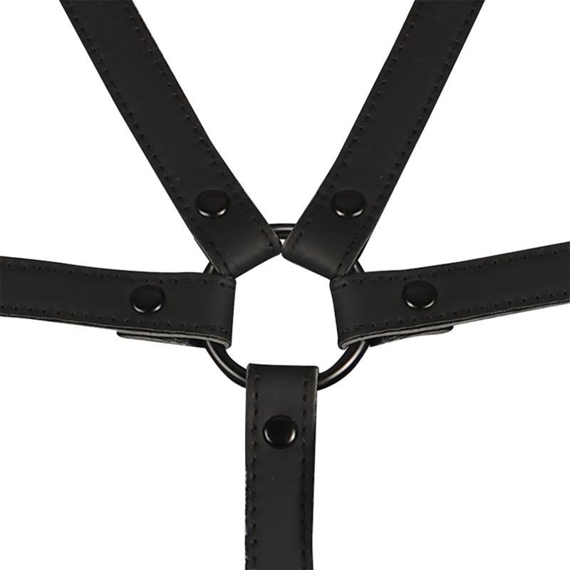 FETISH SUBMISSIVE BONDAGE - ADJUSTABLE HARNESS TORSO AND ARMS - 6