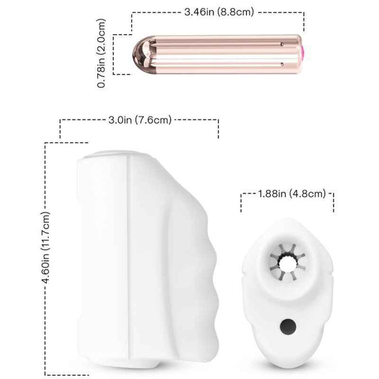 ARMONY - MASTURBATORE E VIBRATORE MAESTRO BIANCO