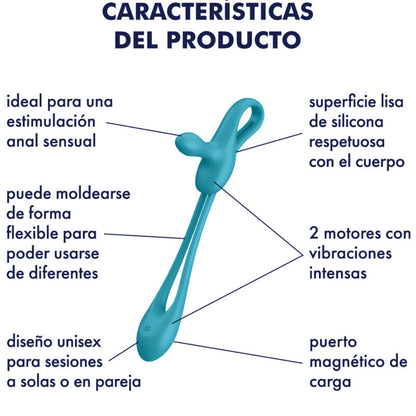 SATISFYER - PLUG & PLAY 1 FLEXIBLE MULTIVIBRATOR - 5