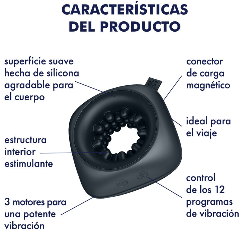SATISFYER - RING STROKER MASTURBATOR & VIBRATOR - 3