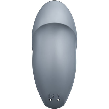 SATISFYER - TAP & CLIMAX 1 LAY-ON VIBRATOR GREY - BLACK - 16