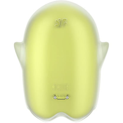 SATISFYER - GLOWING GHOST AIR PULSE & VIBRATOR WHITE - 5
