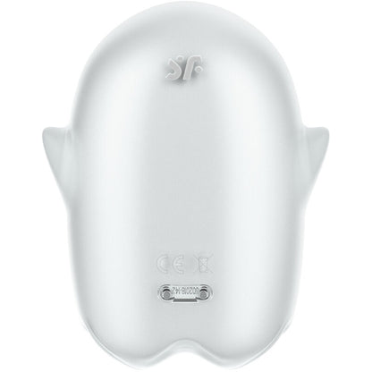 SATISFYER - GLOWING GHOST AIR PULSE & VIBRATOR WHITE - YELLOW - 10