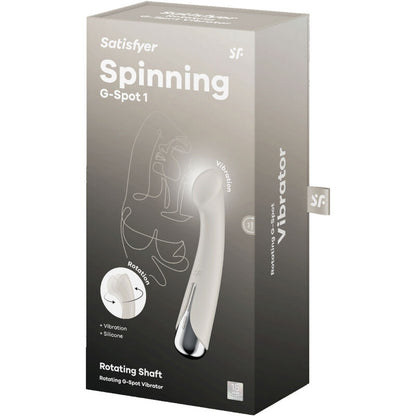 SATISFYER - SPINNING G-SPORT 1 ROTATOR VIBRATOR BLUE - RED - 9