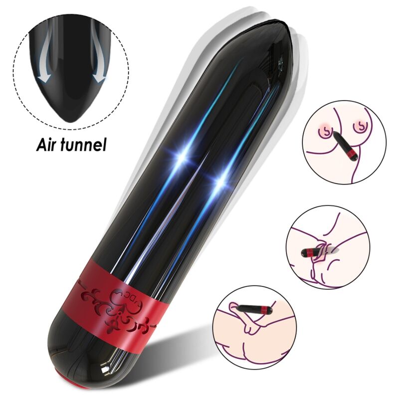 ARMONY - ROCKET VIBRATOR BULLET REMOTE CONTROL BLACK - 3