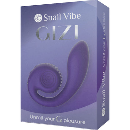 SNAIL VIBE - GIZI DUAL STIMULATOR TIFFANY - PURPLE - 8