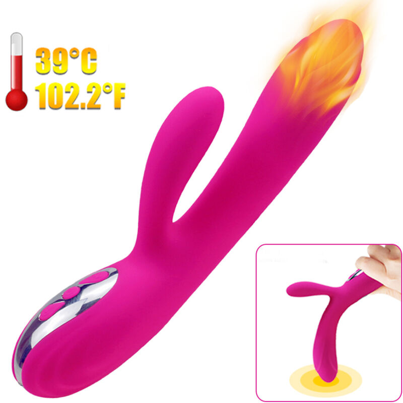 ARMONY - FLEXIBLE VIBRATOR & STIMULATOR WITH FUCHSIA HEAT EFFECT - 6