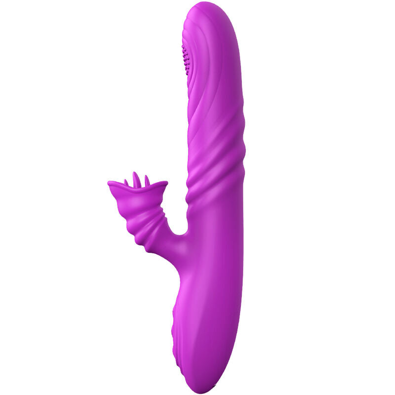 ARMONY - ANGELIA MULTIFUNCTIONAL VIBRATOR WITH STIMULATING HEAT EFFECT AND PURPLE TONGUE
