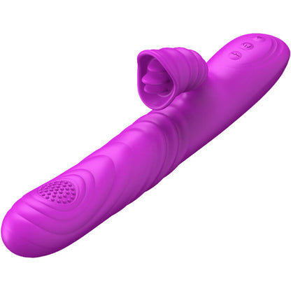ARMONY - ANGELIA MULTIFUNCTIONAL VIBRATOR WITH STIMULATING HEAT EFFECT AND PURPLE TONGUE