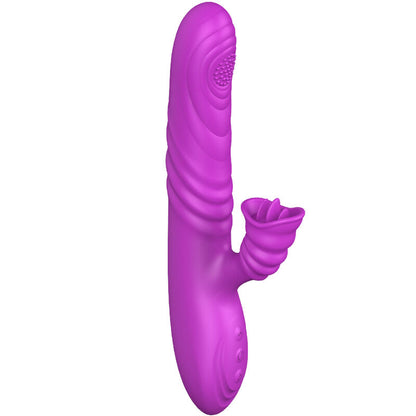 ARMONY - ANGELIA MULTIFUNCTIONAL VIBRATOR WITH STIMULATING HEAT EFFECT AND PURPLE TONGUE