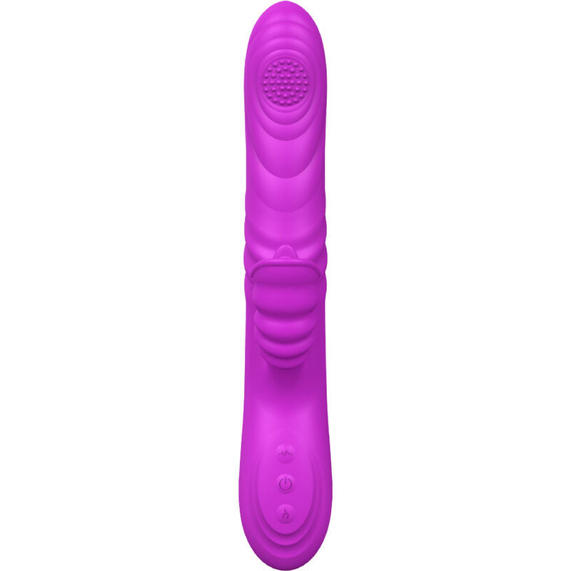 ARMONY - ANGELIA MULTIFUNCTIONAL VIBRATOR WITH STIMULATING HEAT EFFECT AND PURPLE TONGUE