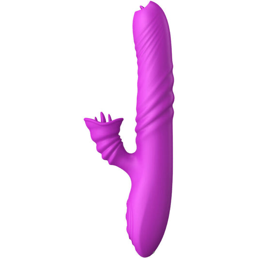 ARMONY - ANGELIA VIBRATEUR MULTIFONCTION DOUBLE LANGUE EFFET CHALEUR VIOLET