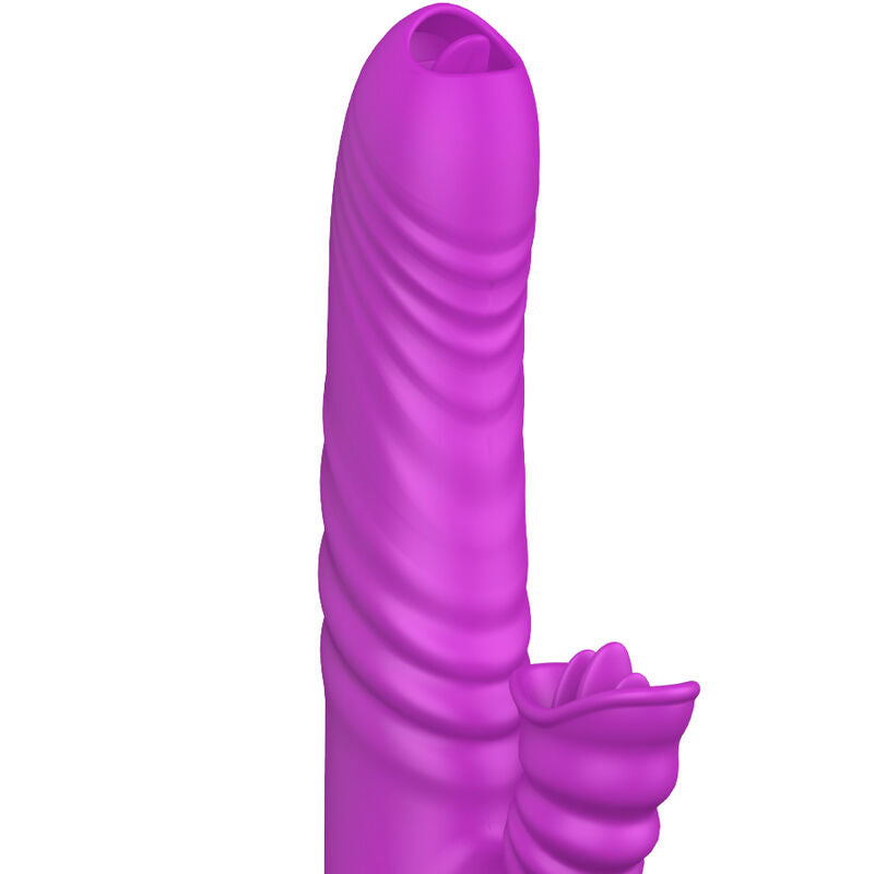 ARMONY - ANGELIA MULTIFUNCTIONAL VIBRATOR WITH PURPLE DOUBLE TONGUE AND HEAT EFFECT