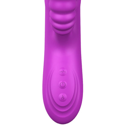 ARMONY - ANGELIA MULTIFUNCTIONAL VIBRATOR WITH PURPLE DOUBLE TONGUE AND HEAT EFFECT