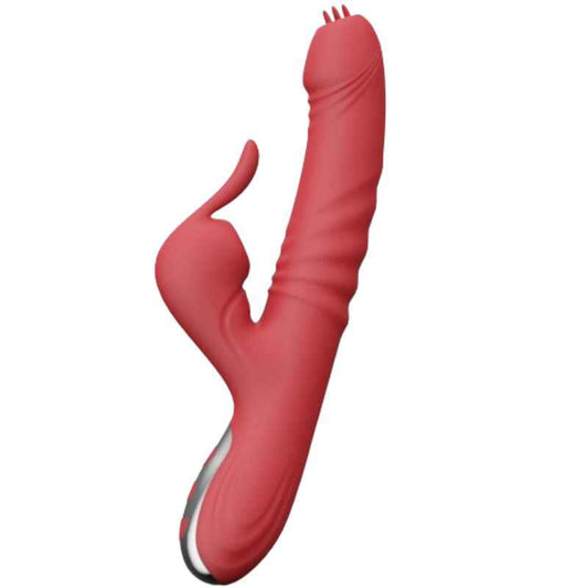 ARMONY - VIBRATORE E SUCCHIATORE CON LINGUA STIMOLANTE BORDEAUX