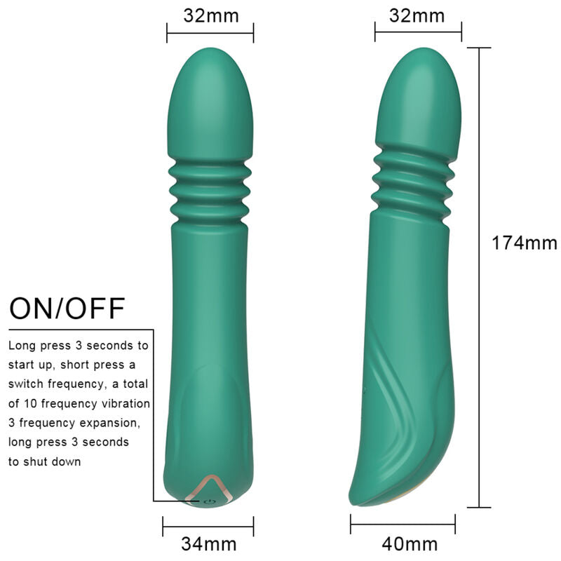 ARMONY - GREEN G-SPOT VIBRATOR AND THRUSH