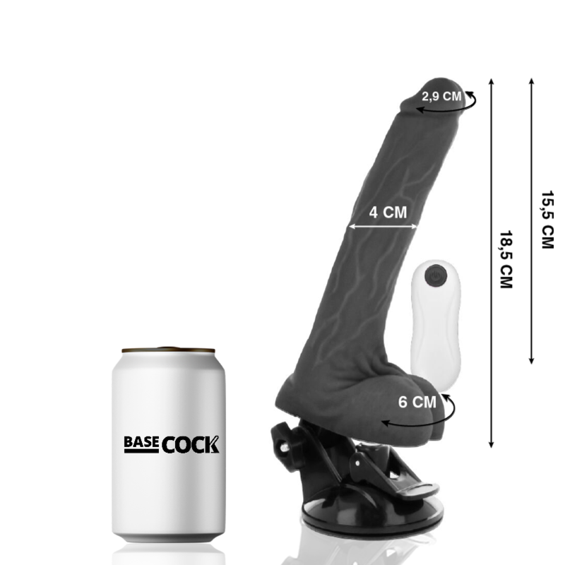 BASECOCK - REALISTICO TELECOMANDO ARTICOLABILE CARNE 18,5 CM -O- 4 CM