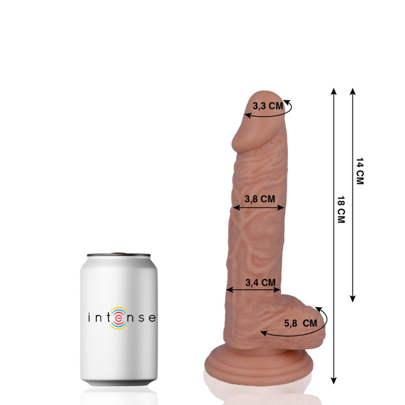 MR INTENSE - 11 REALISTIC COCK 18 CM -O- 3.8 CM - 6