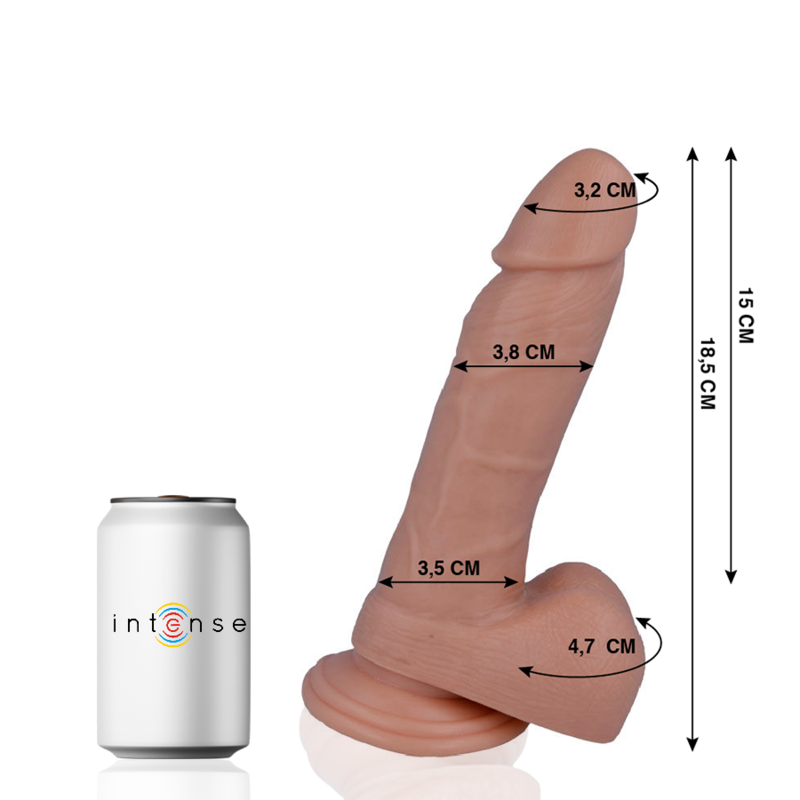 MR INTENSE - 14 REALISTIC COCK 18.5 CM -O- 3.8 CM - 5