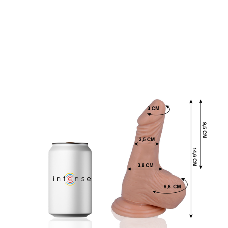 MR INTENSE - 1 REALISTIC COCK 14.6 CM -O- 3.5 CM - 1