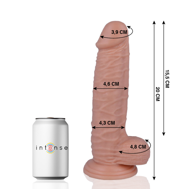 MR INTENSE - 20 REALISTIC COCK 20 CM -O- 4.6 CM - 5