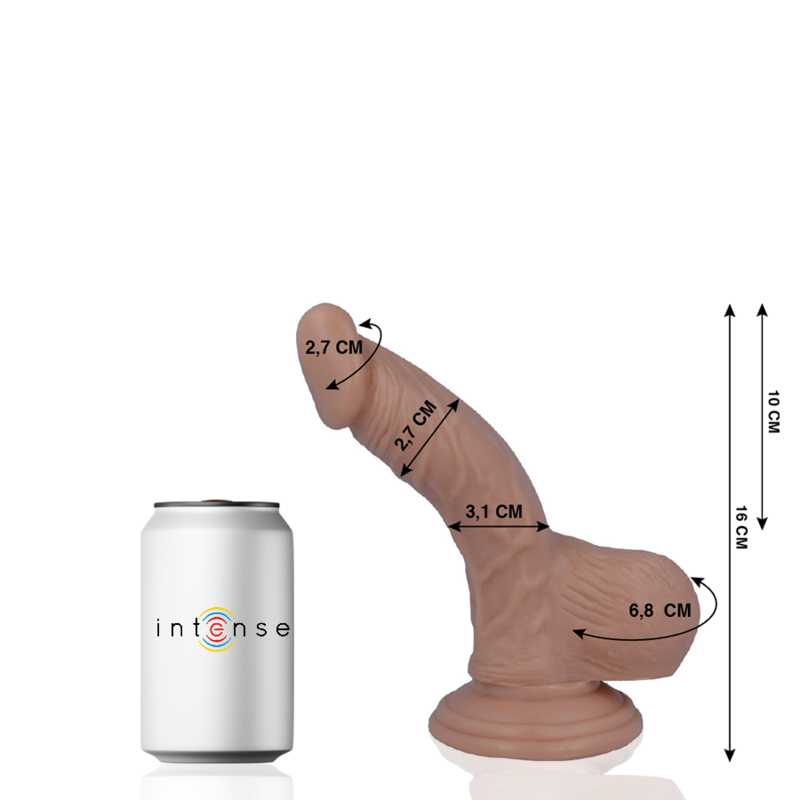 MR INTENSE - 2 REALISTIC COCK 16 CM -O- 2.7 CM - 1