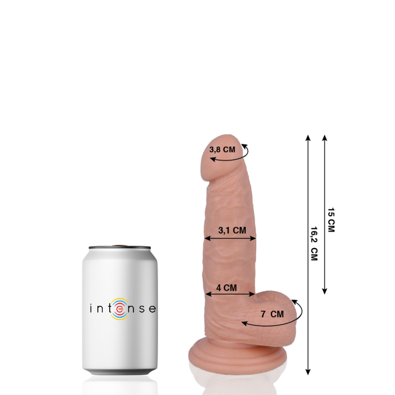 MR INTENSE - 4 REALISTIC COCK 16.2 CM -O- 3.1 CM - 5