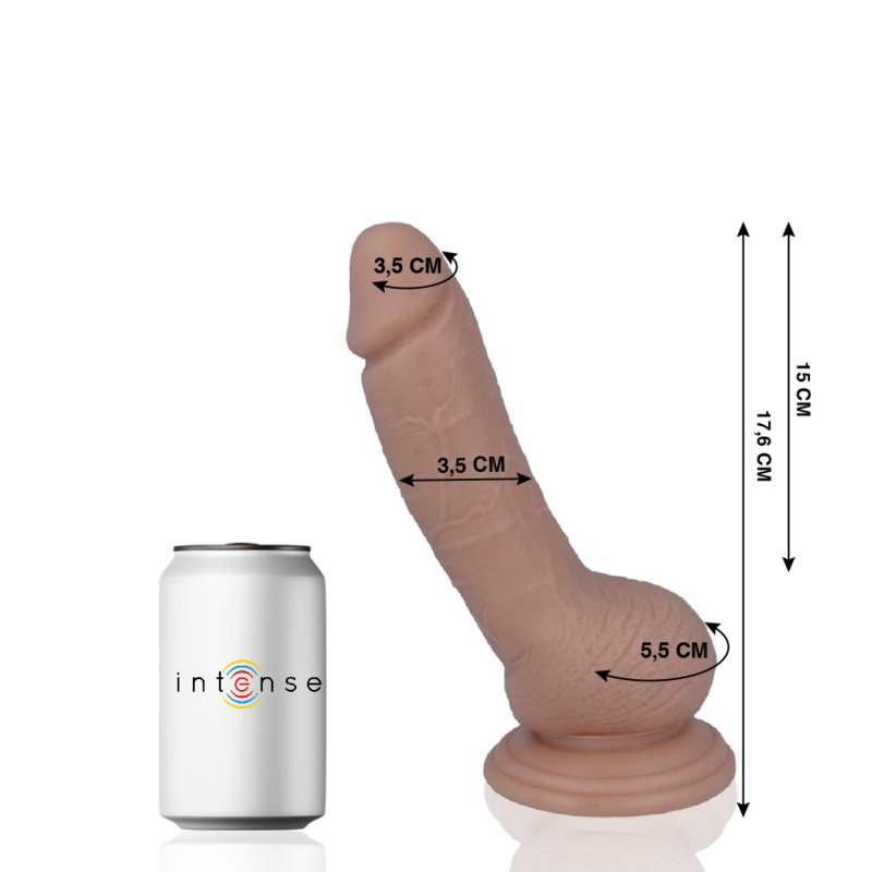 MR INTENSE - 8 REALISTIC COCK 17.6 CM -O- 3.5 CM - 5
