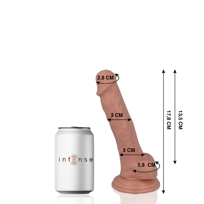 MR INTENSE - 9 REALISTIC COCK 17.8 CM -O- 3 CM - 6