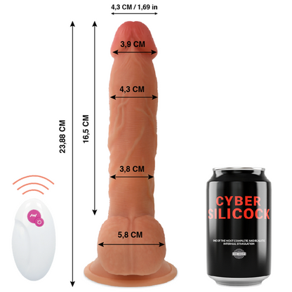 CYBER SILICOCK - REMOTE CONTROL REALISTIC MASTER BEN 23.88 CM -O- 4.3 CM - 1