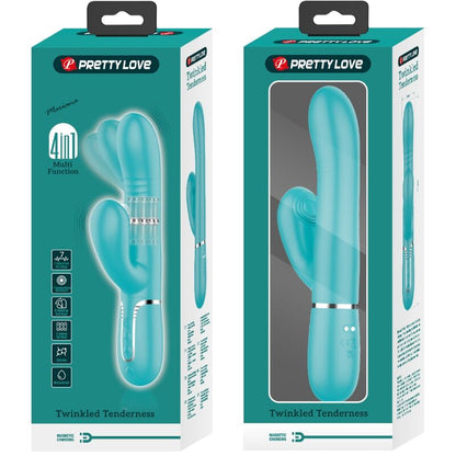 PRETTY LOVE - MULTIFUNCTION G-SPOT VIBRATOR AQUA GREEN - 3
