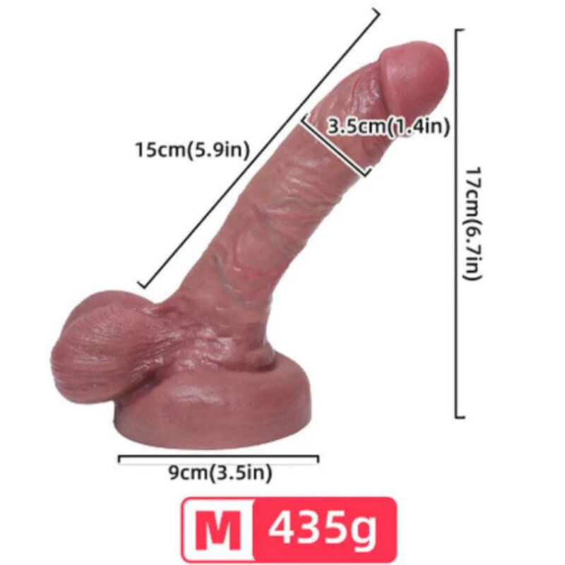 ARMONY - REALISTIC LIQUID SILICONE DILDO 15 CM - 3