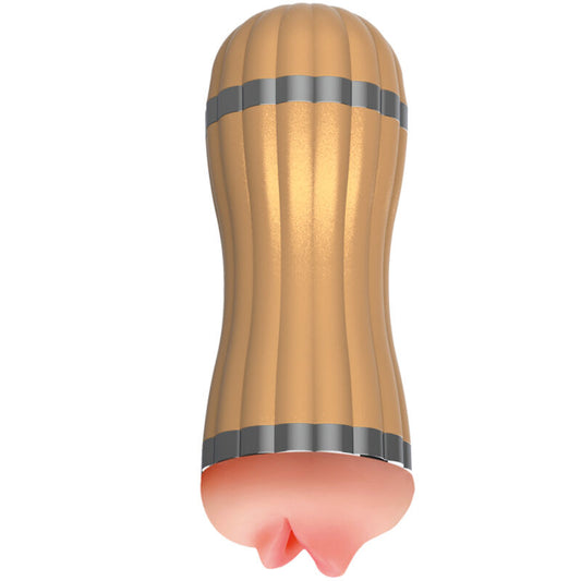 ARMONY - BEVIS DOUBLE MASTURBATOR VAGINA & MOUTH GOLDEN - 1