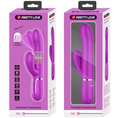 PRETTY LOVE - MULTIFUNCTION G-SPOT VIBRATOR FUCHSIA - 3